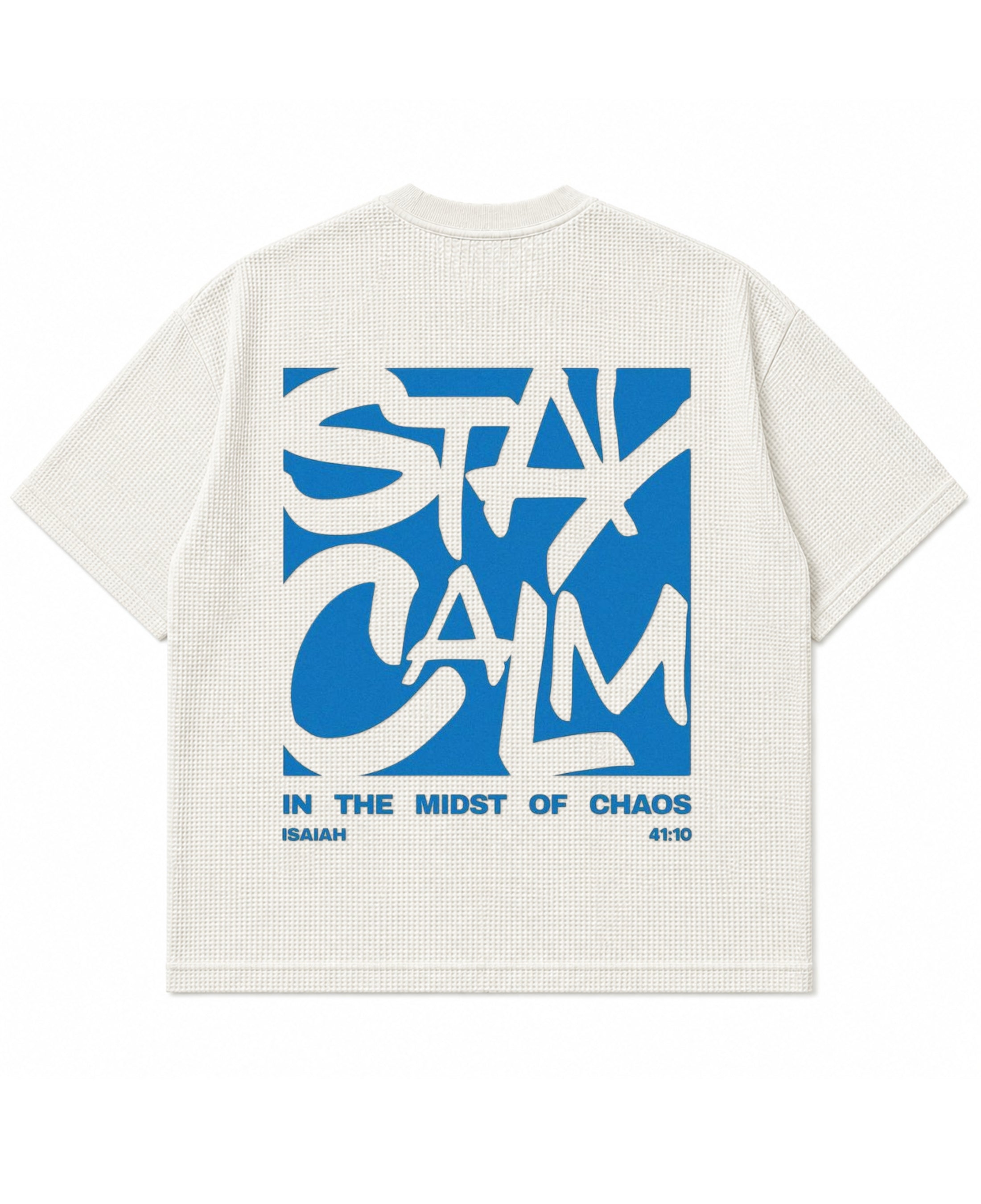 Stay Calm Waffle Tee