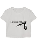 White Baby Tee Front Design