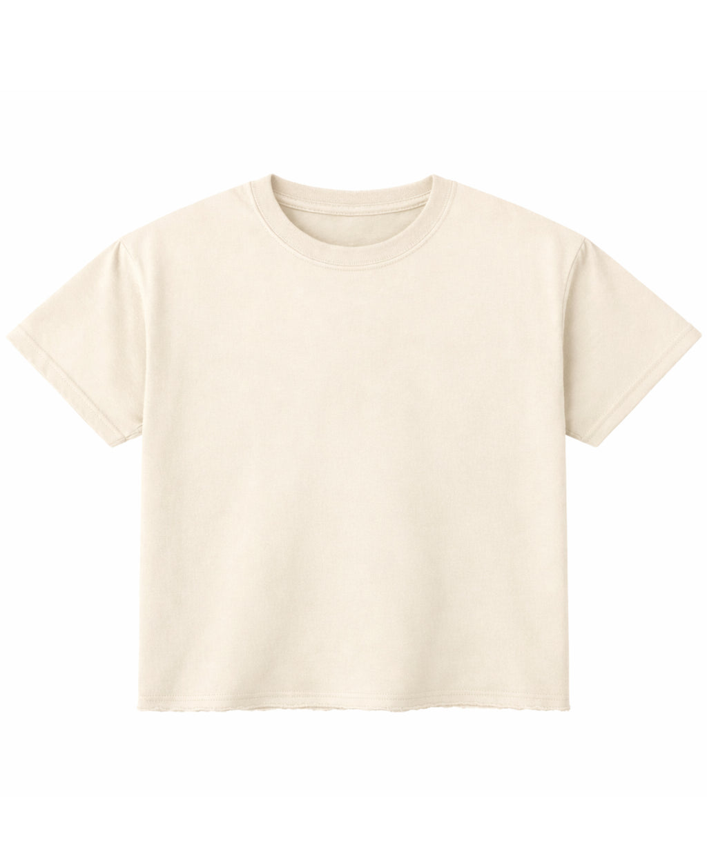 Beige t-shirt solid