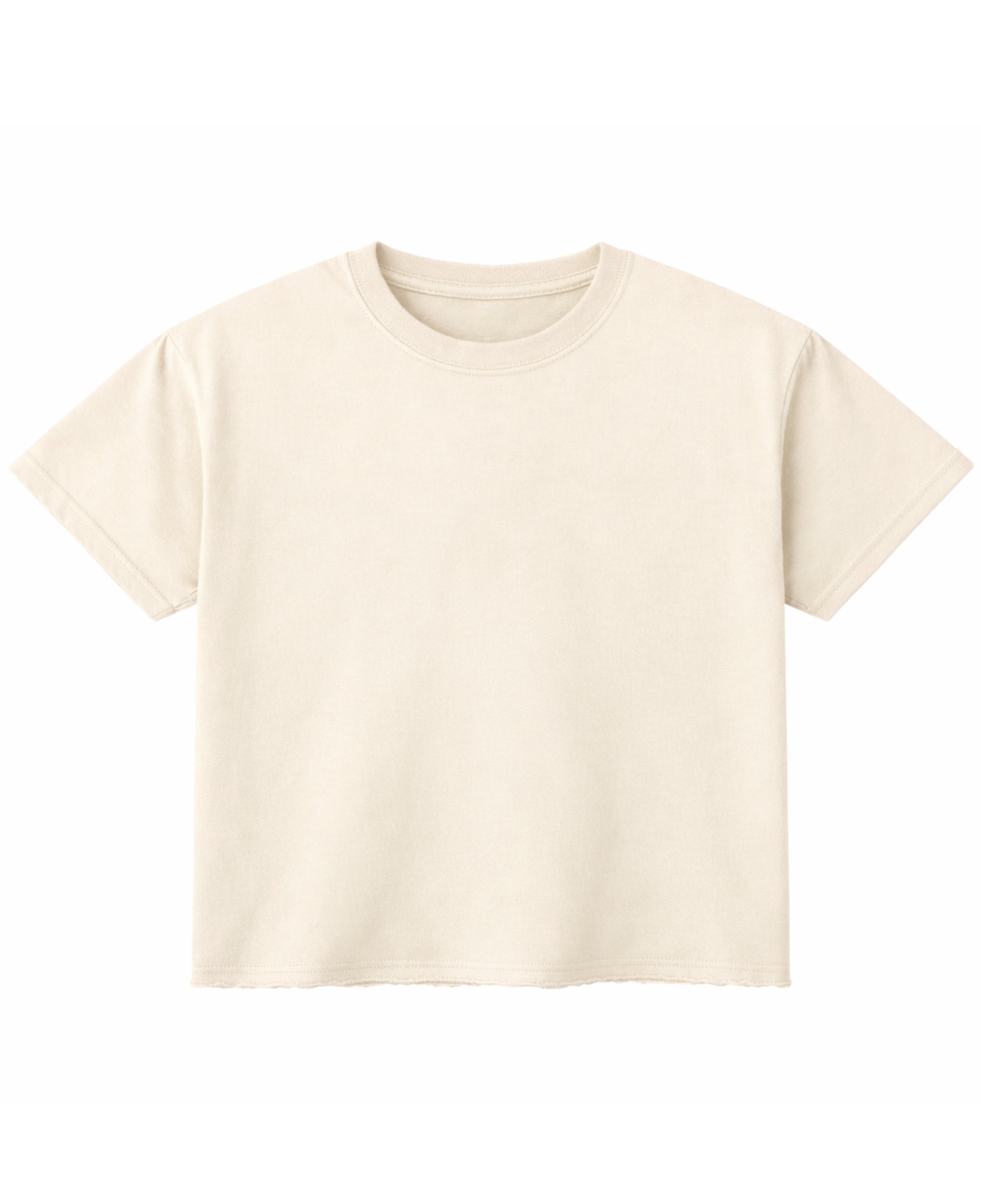 Beige t-shirt solid