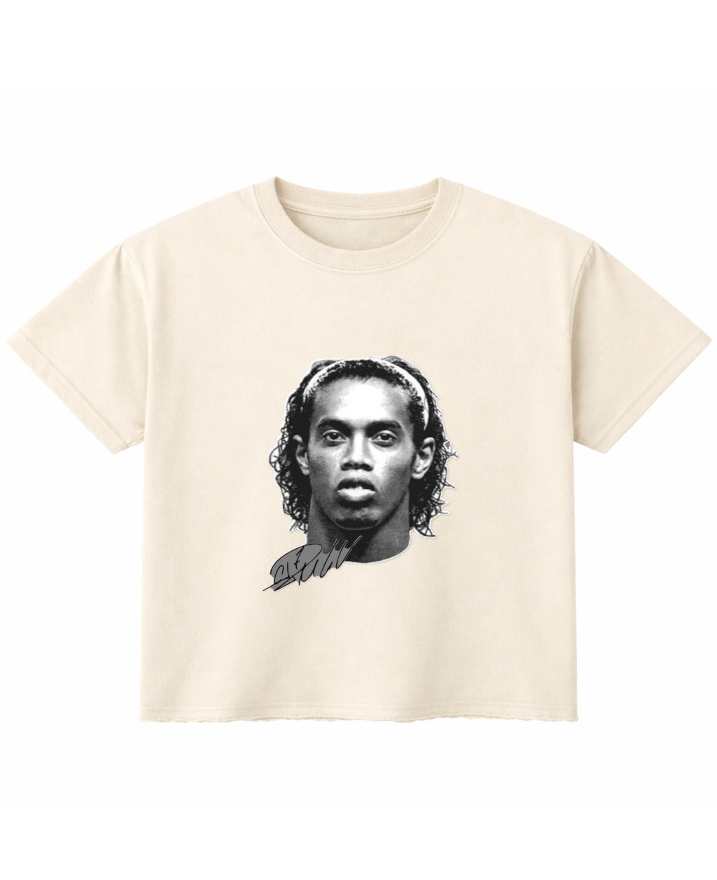 Ronaldhino tee with sign