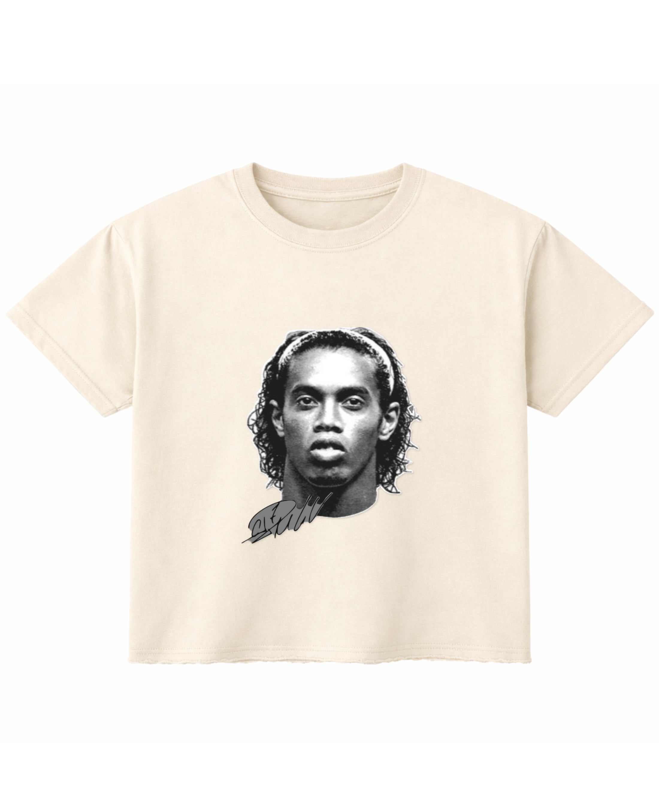 Ronaldhino tee with sign