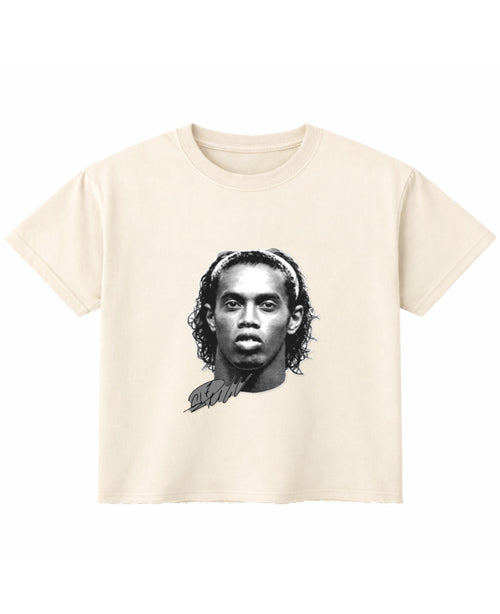 Ronaldhino tee with sign