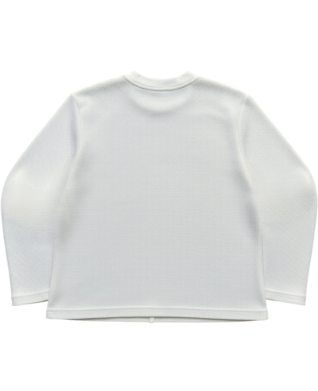 Off-white waffle knit oversized tee