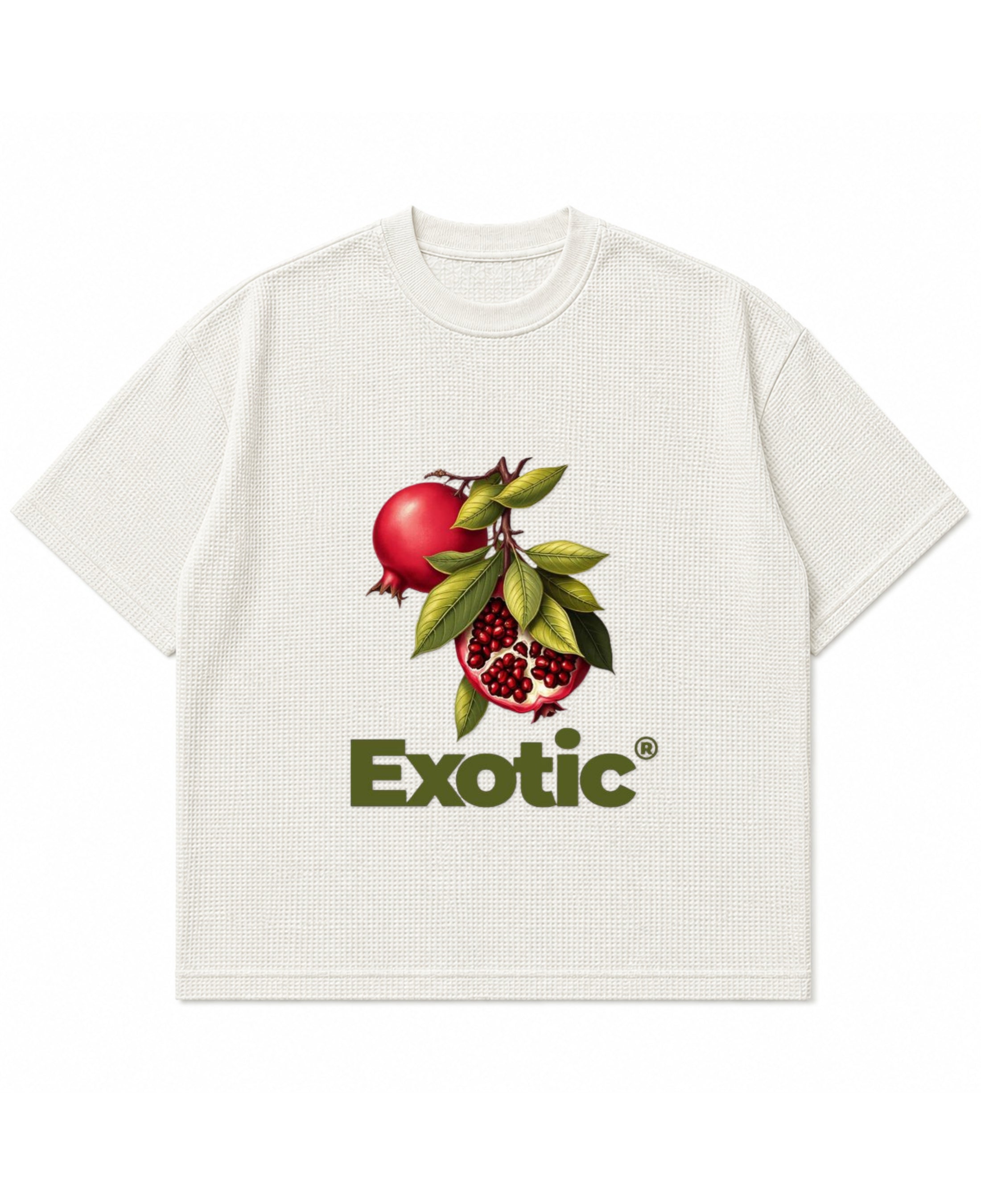 EXOTIC TEE waffle tee
